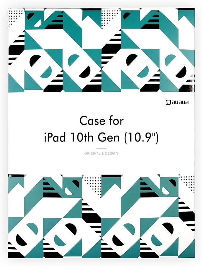 auaua Case for iPad (A16) 11th Generation 11 Inch 2025, iPad 10th Generation 10.9 Inch 2022, with Pencil Holder, Auto Sleep/Wake, Adjustable Stand, PU Leather (Grey)