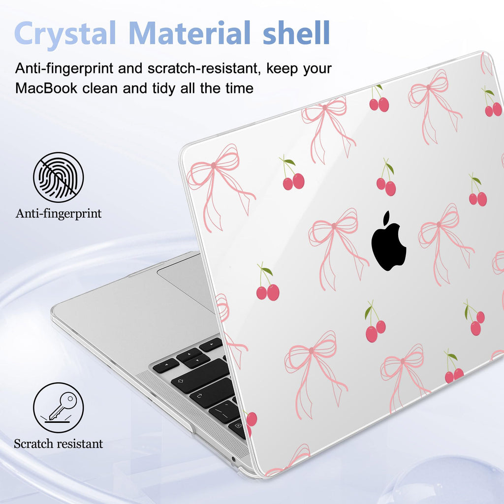 May Chen for MacBook Pro 13 inch Case 2022 2021 2020 Release A2338 M2 M1 A2289 A2251, Plastic Crystal Hard Shell Case Cover for MacBook Pro 13 inch Touch Bar Fits Touch ID, Bow