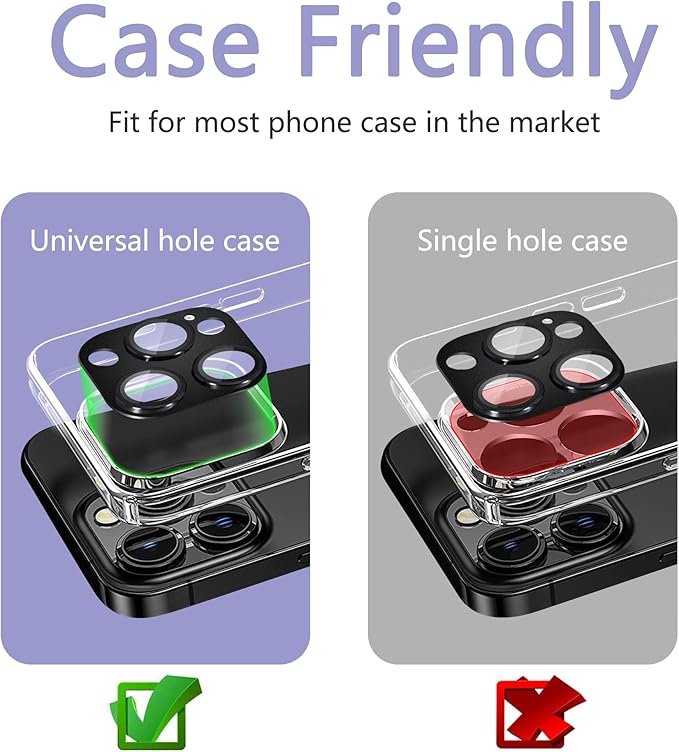 2 Pack Camera Lens Protector for iPhone 13 Pro/iPhone 13 Pro Max,[Not Easy to Breakn ] AR Tempered Glass Strong Adsorption Metal Camera Cover Screen-Dark Green