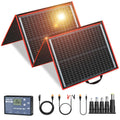 DOKIO 150W Portable Foldable Solar Panel Kit with Charge Controller