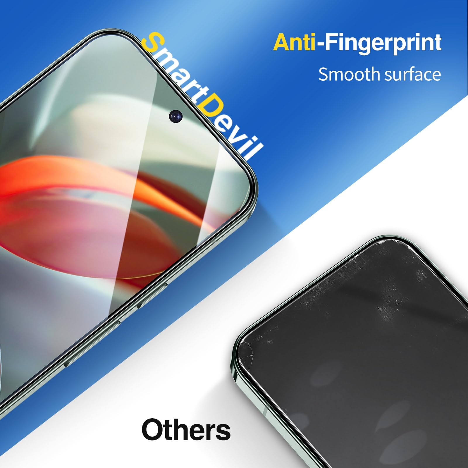 SMARTDEVIL [3+1 Pack Tempered Glass for Google Pixel 9Pro Screen Protector