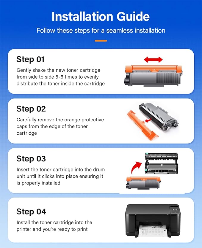 TN630 Black Toner Cartridge 2-Pack Replacement Compatible for Brother TN-630 630 Toner HL-L2380DW HL-L2320D HL-L2340DW DCP-L2540DW MFC-L2700DW MFC-L2720DW HL-L2300D HL-L2360DW MFC-L2740DW Printer Ink