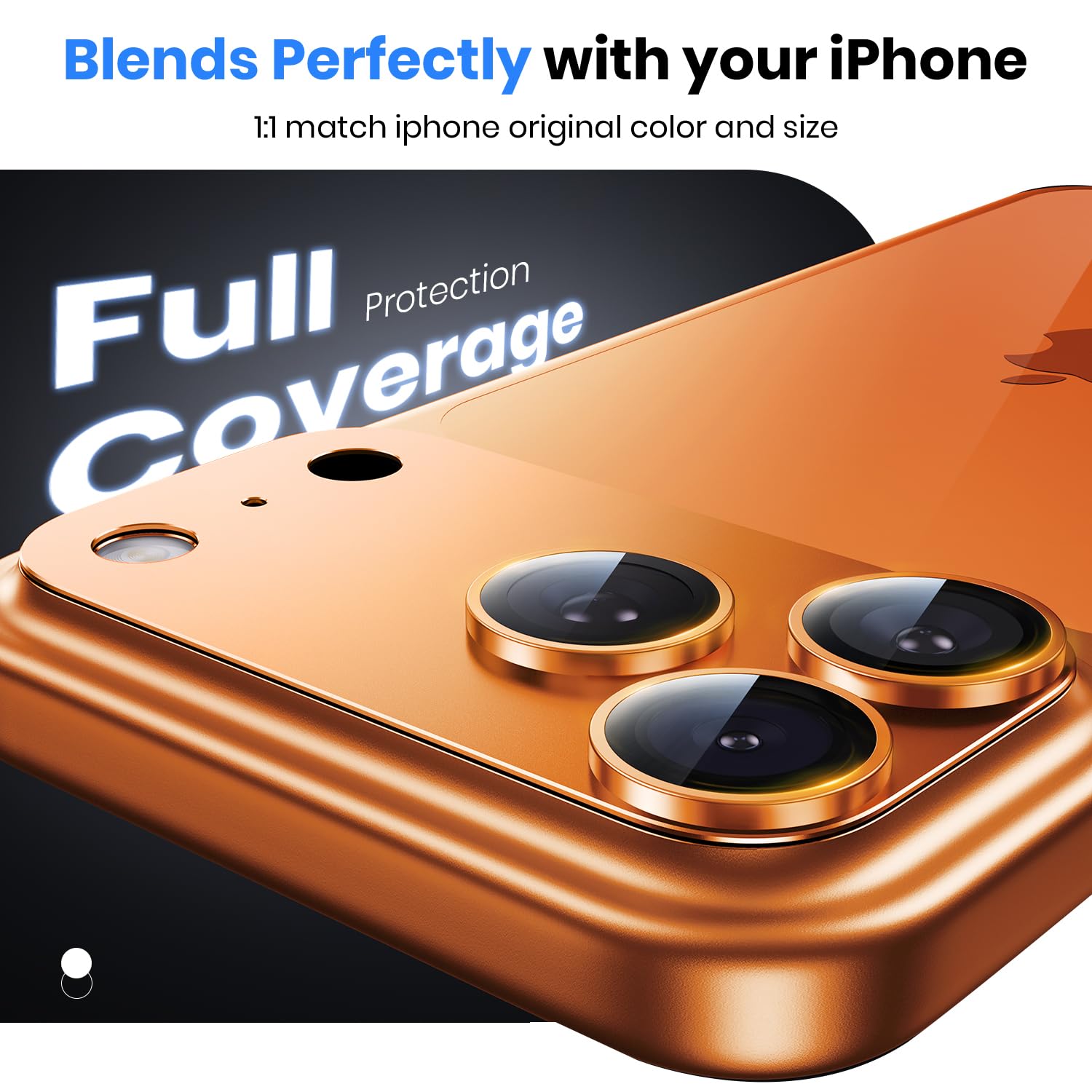Hoerrye for iPhone 17 Pro Camera Lens Protector - 12FT Shatterproof