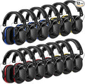 Amylove 12 Pcs Kids Ear Protection Noise Cancelling Headphones Ear Muffs Bulk 27db Adult Noise Reduction Hearing Earmuff(Universal Fit (kids & Adults),Shooting Style,Black Color)