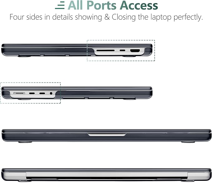 DONGKE for M4 MacBook Pro 16 Inch Case 2024 2023 2021 A3403 A3186 M3 A2991 M2 A2780 M1 A2485 Pro/Max Chip, Plastic Hard Shell Case & Keyboard Cover for Mac Pro 16 with Touch ID, Power Flowers