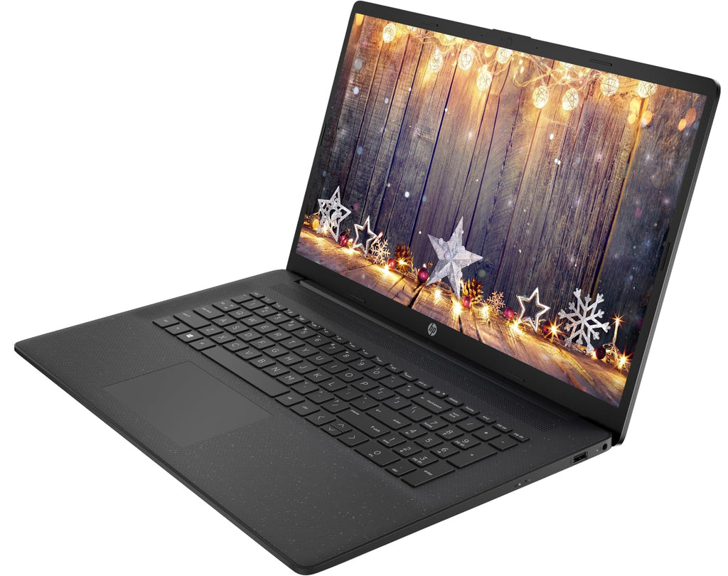 HP 17.3" Business Laptop, 16GB RAM 256GB SSD, 10-Core Intel Core i5 Processor, Intel Xe Graphics, Copilot AI, Windows 11 Pro, Numeric Keypad, PLUSERA Earphones & 8-in-1 Hub Included, Jet Black