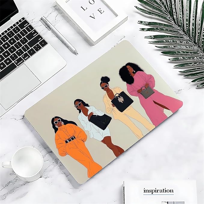 Compatible with MacBook Air 13.3 13.6 Inch Case 2022 2021 2020 2019 Plastic Hard Shell Case Cover,13.6 Air (A2681) M2 2022, Beautiful Women