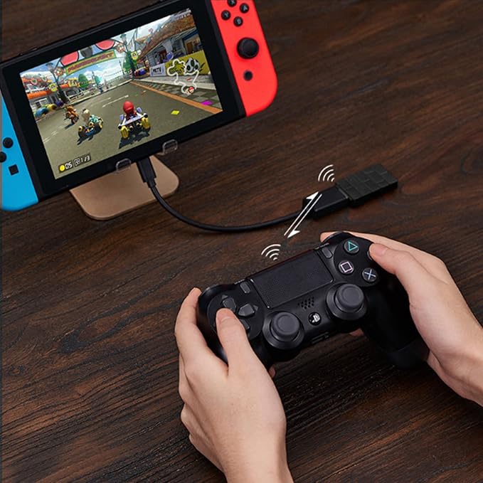 8Bitdo Adapter Switch Controller Adapter 2 USB Wireless for Switch/Switch 2, Windows, Mac & Raspberry Pi, Compatible with Xbox Series X & S Xbox One Bluetooth Controller, PS5/PS4/PS3 Controller