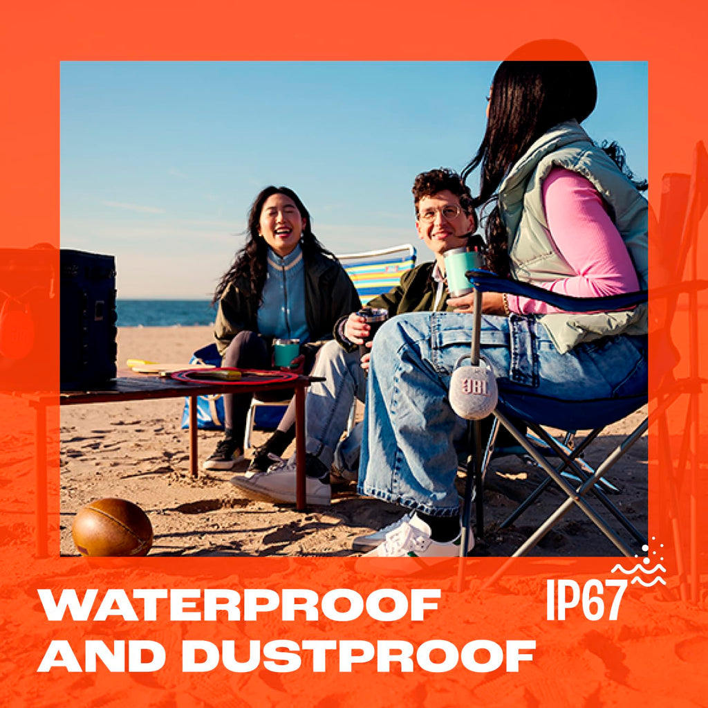 JBL Clip 5 - Ultra-Portable, Waterproof & Dustproof Bluetooth Speaker, Big JBL Pro Sound with Punchy bass, Integrated Carabiner, Up to 12 Hours of Play, Made in Part with Recycled Materials (Red)