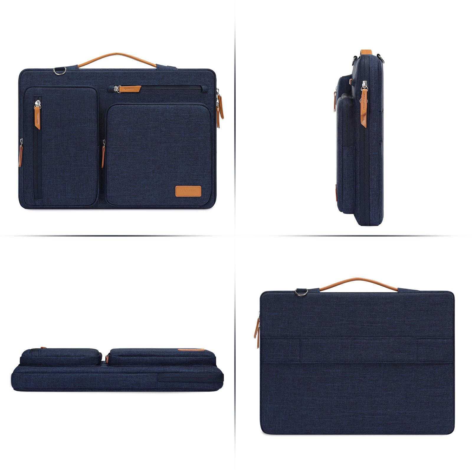 MOSISO 360 Protective Laptop Shoulder Bag, 15-15.6 inch Computer Bags