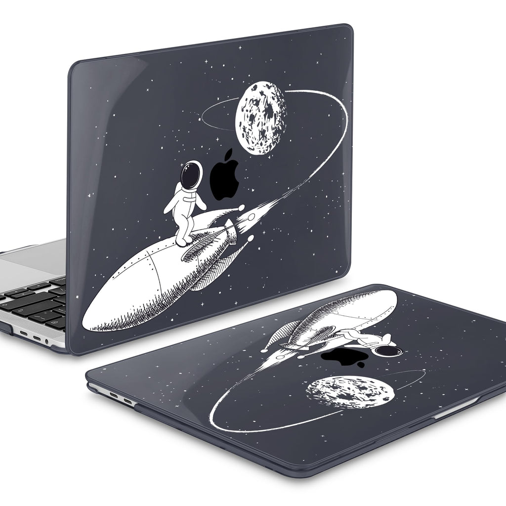 Mektron Case for MacBook Pro 16 Inch A2141 Cover 2019 Release 16" with Liquid Retina Display/Touch ID, Plastic Hard Shell with Keyboard Skin & Screen Protector & Dust Plug, Spaceman