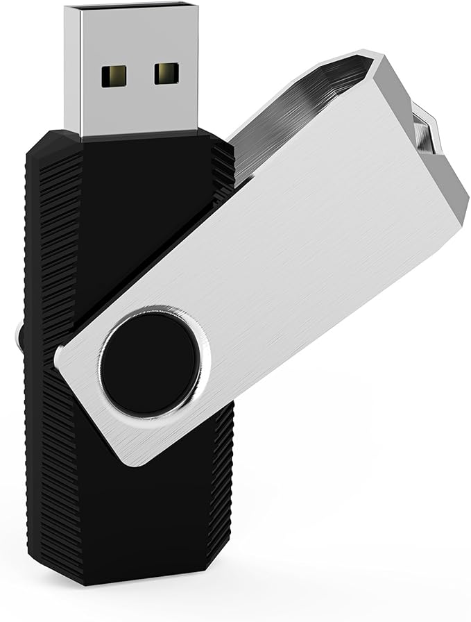 Aiibe 5pcs 2GB USB 2.0 Flash Drive Memory Stick Thumbdrives (Mixed Color : Black Red Cyan Green Purple)