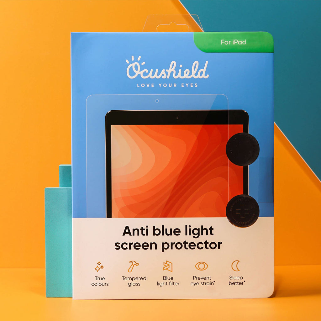 Ocushield Anti Blue Light Screen Protector for Apple iPad Pro 10.5" (2nd Gen, 2017)/iPad Air 3 (2019) - Blue Light Filter for iPad - Eye Protection - Accredited Medical Device - Anti-Glare