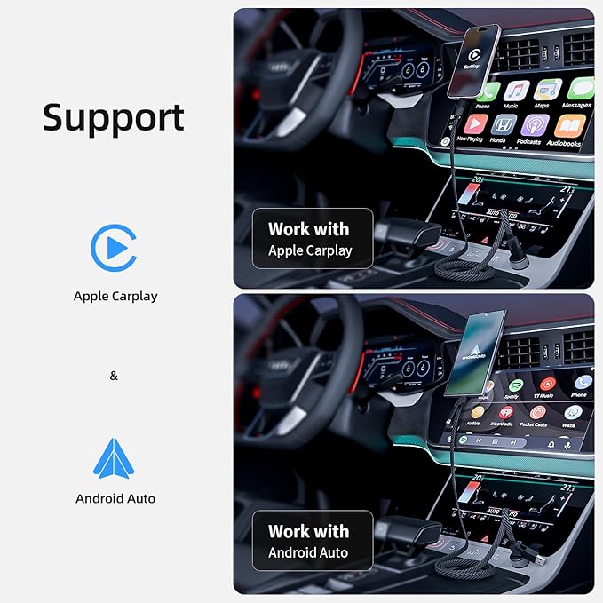 4 in 1 Charging Cable Fast Charging 65W, USB C Cable 4-in-1 USB Multi Charging Cable with E-Mark Chip, Multiple iPhone Charger Cord for iPhone 16/15/14/13 Series/Pad/Android/Tablets and More(4FT)
