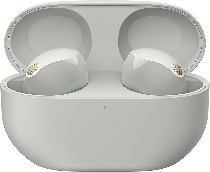 Sony WF-1000XM5 The Best Truly Wireless Bluetooth Noise Canceling Earbuds & in-Ear Headphones with Alexa Built-in, Silver