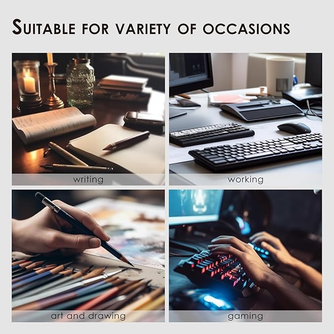 Cork Desk Mat - Small Dual-Sided Desk Pad for Office and Home - Desk Organization and Accessories - Ideal for Large Mouse Pad and Small Desk Mats on Top of Desks(Beige,23.6"x 13.8")