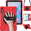 BRAECN Case for Galaxy Tab S6: 10.5" 2019 Samsung SM-T860/T865/T867 Red