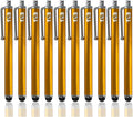 TCD 10-Pack Stylus Pen Set – Universal Capacitive Pen for iPad, iPhone, Tablet, Laptop – Premium Thick Rubber Tip Styluses for All Touchscreen Devices, Coral