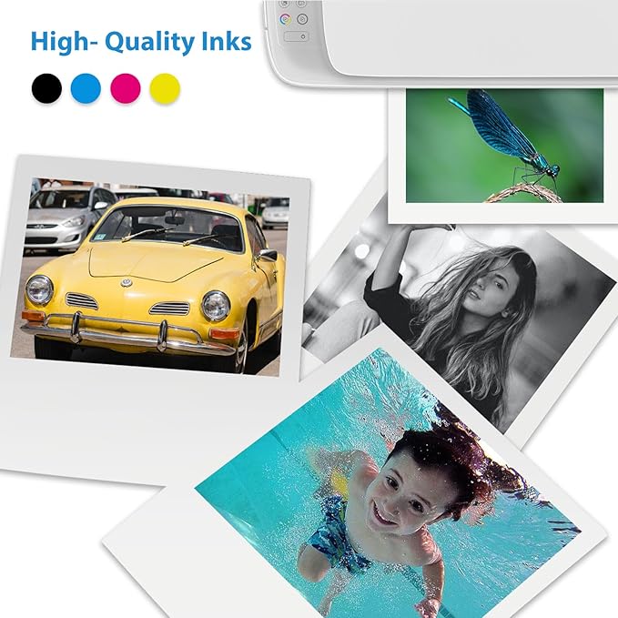 67XL Ink Cartridges for HP 67 XL Black Color Combo Replacement for HP67 HP67XL 2852e 2855e 4200 2827e 2734e 2700 4100 4155e 2755e 2700e 2752e 6400 4100e 6458 6455e 6458e 6065e 4152e 4158e 4152 6052e
