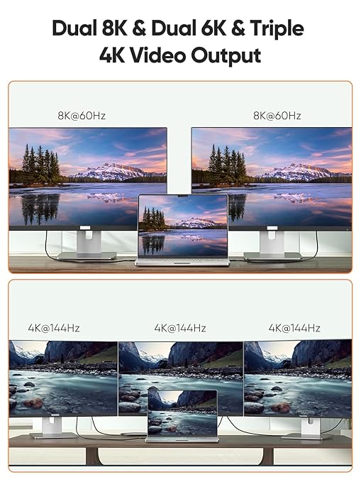 CableCreation 80Gbps USB 4 Cable 5FT, 120Gbps Bandwidth, 8K 60Hz Display, 240W Charging [USB-IF Certified] Compatible with Thunderbolt 5, Thunderbolt 4/3, USB4, SSD, MacBook M4 Pro, Dock, eGPU