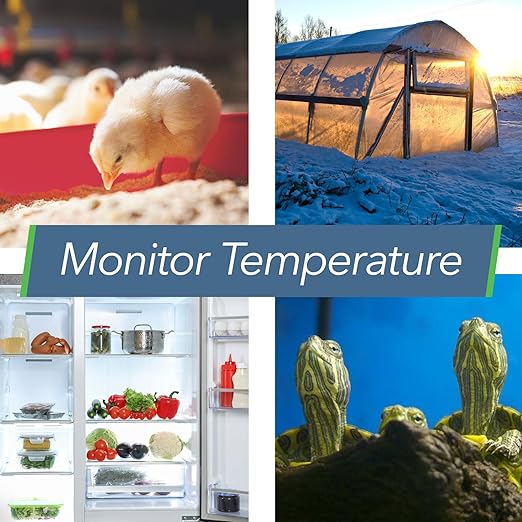 SensorPush HT.w Smart Temperature Sensor & Humidity Sensor - Bluetooth Thermometer & Hygrometer with App Monitoring - Water Resistant Temperature & Humidity Monitor for RV, Basement, Fridge (2 Pack)
