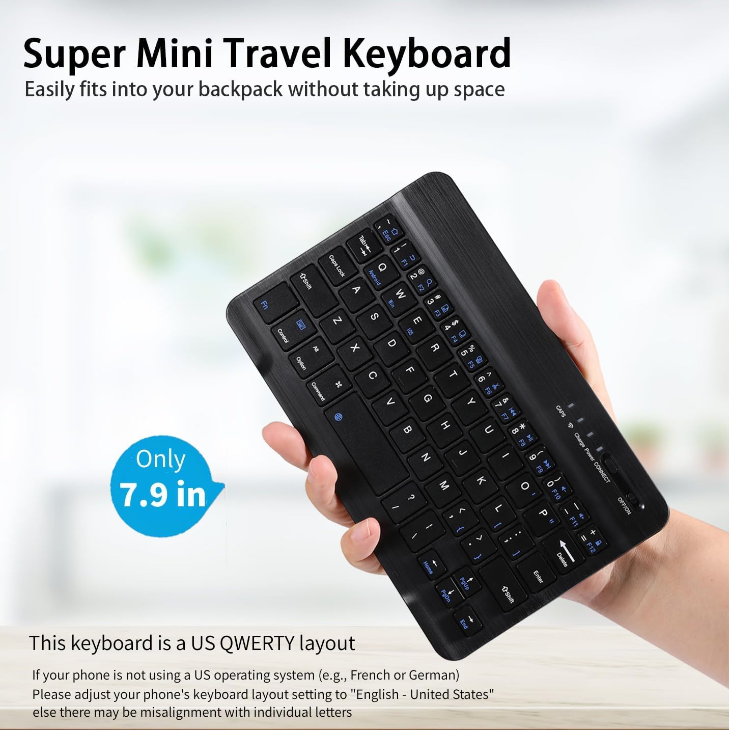 4-in-1 Wireless Keyboard Case for Galaxy Z Fold 8 Ultra/Z Fold8 Wide/7/6/5