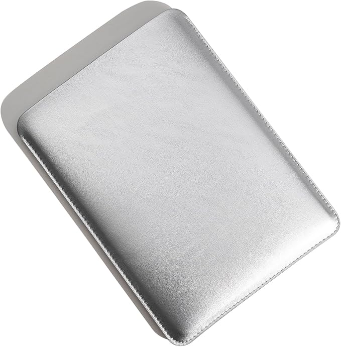 Laptop Sleeve 14 Inch Compatible with New 14 inch MacBook Pro A2992/2918 M3 A2442, A2779, Surface Laptop 13.5 5th Gen Color Silver