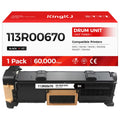 Phaser 5500 5550 Drum Cartridge High Capacity Black 1-Pack Replacement for Xerox 113R00670 Drum Unit Compatible with Xerox Phaser 5550 5500B 5500N 5500DN 5500DT 5500DX Laser Printer Image-Drum Copier