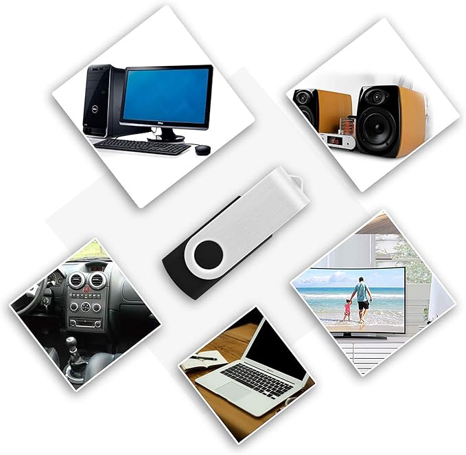 2 GB Flash Drives KOOTION 20 Pack USB 2.0 Flash Drives Wholesale Memory Stick Thumb Drives Jump Dive, Black