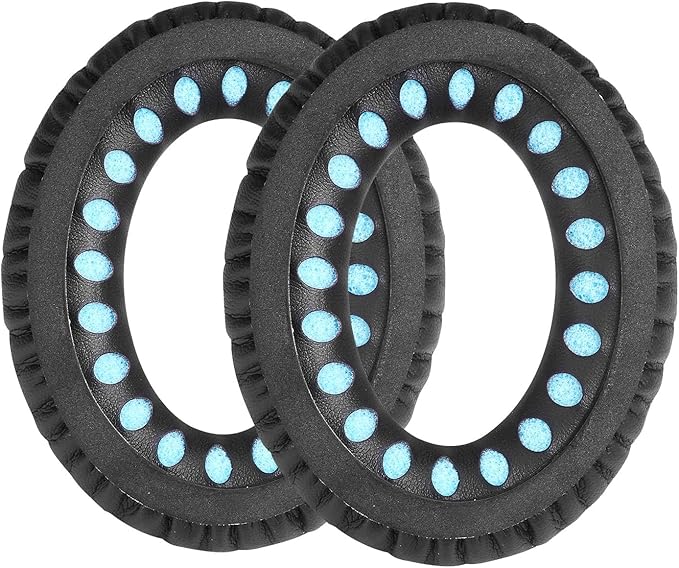 QC35 Replacement Ear Pads,Replacement Ear Pads for Bose QC35 & QC35ii (QuietComfort 35) Headphones - Softer Leather, Memory Foam, Extra Durability