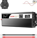 Xijia 3000W (Peak Power 6000W) Pure Sine Wave Inverter DC 72V to AC 120V 60HZ Solar Converter for Home Use car (DC72V (Range 60V-90V) 3000W)