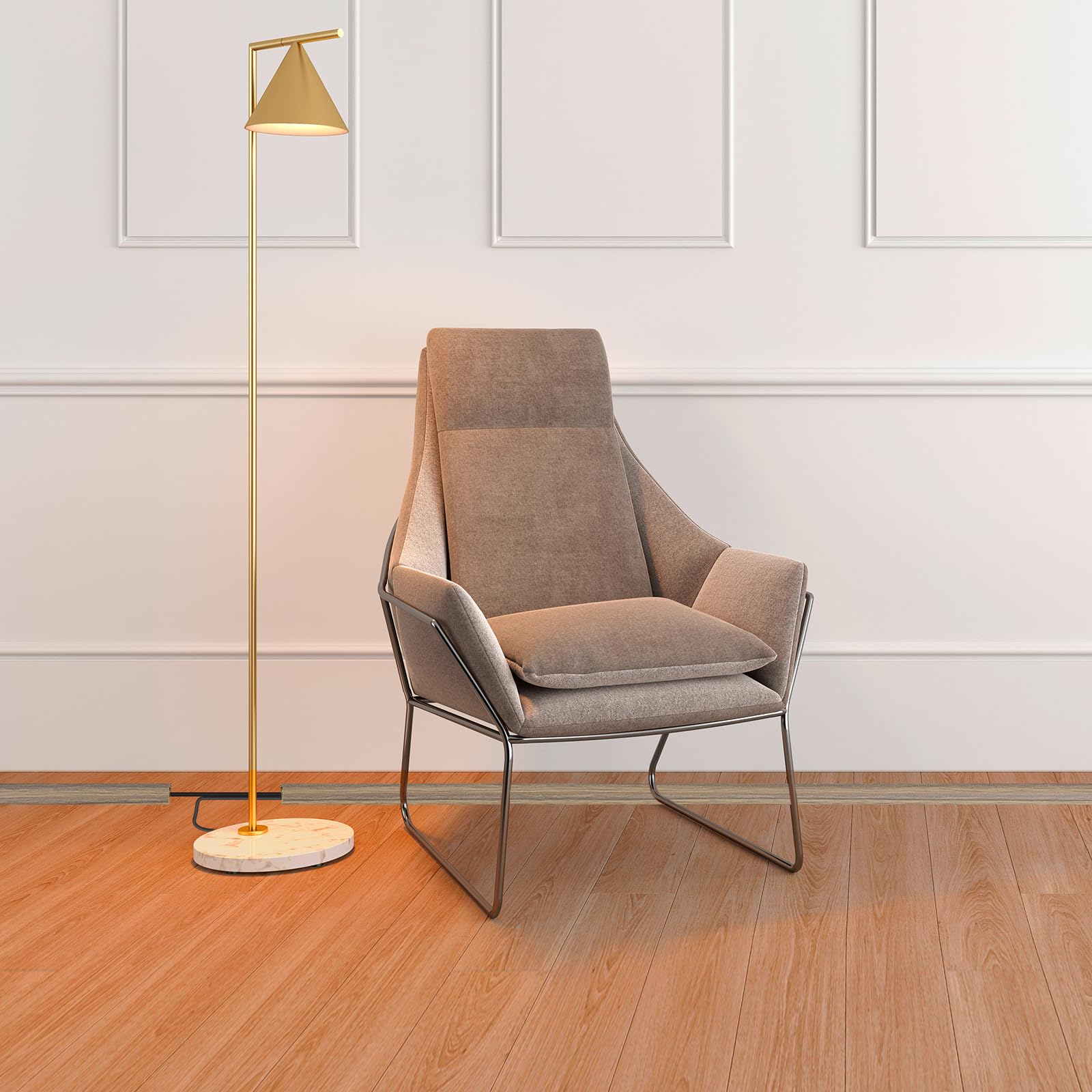 Floor Cord Cover Self Adhesive Cord Hider,20FT Cable Management, Extension Strip Protector for Wires, Prevent Cable Trips for Offices, Gyms, Exhibitions Cavity:0.39"(W) x 0.27"(H) Woodsmokedbrown