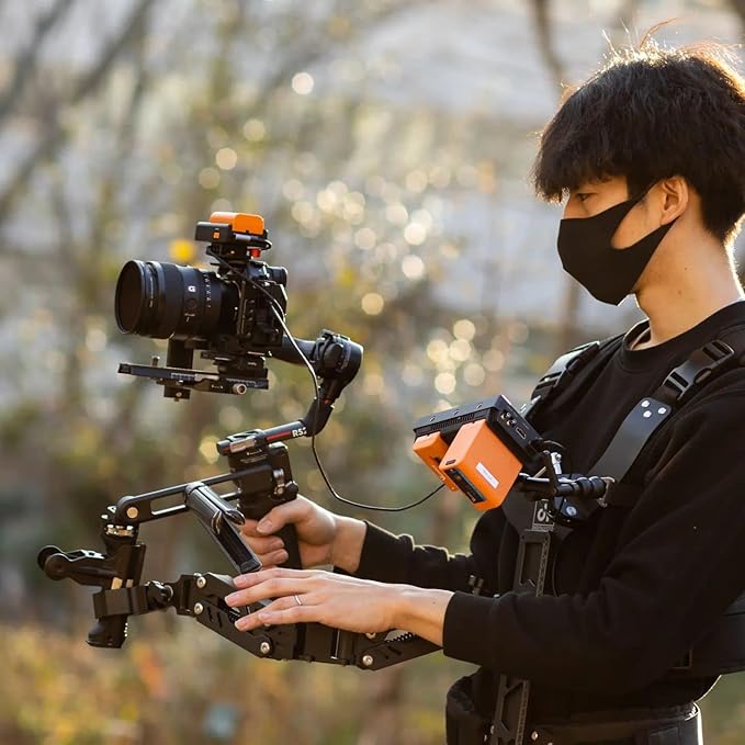 DF DIGITALFOTO THANOS-SE Support Vest Rig System,Filmmakers Kit Gimbal SteadyCam Axis Compatible with DJI RS4/RS 4 Pro/RS2/RS 3 PRO Mini,ZHIYUN Crane 3S for Videographer Smoothing footage 4.4-17.6 lbs