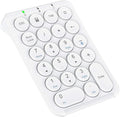 iClever Number Pad, KP08 Bluetooth Number Pad, Ultra Slim and Lightweight, USB-C Charge, Number Pad for Laptop, iPad, Mac, iMac, Tablet, PC Desktop