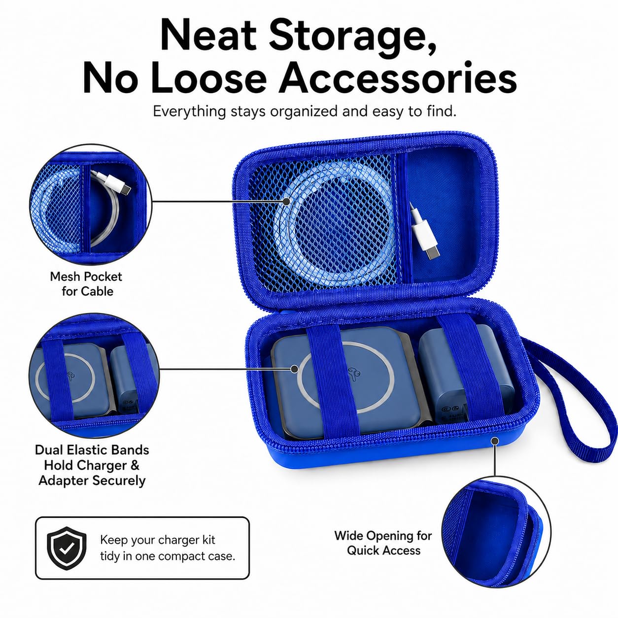 ANKHOH Travel Case for Iseyyox/for RTOPS/for QUZUDN 3 in 1 Wireless Charger