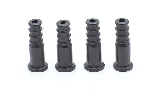 THE CIMPLE CO Coaxial Cable Weather Boot - RG6 Connectors RG59 Ends Coaxial Boots - Weatherproof (Black) - Pack of 100