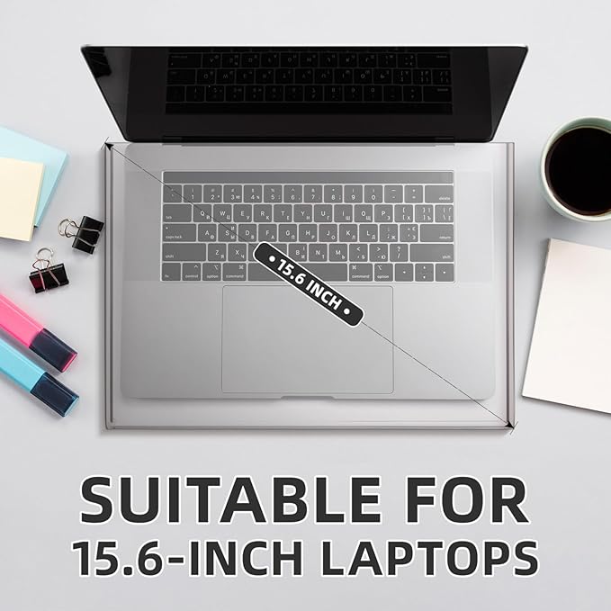 NOLITOY Acrylic Keyboard Dust Cover Waterproof Transparent Keyboard Protector for Laptop and Desktop Keyboards Durable Protective Case to Prevent Dust and Spills