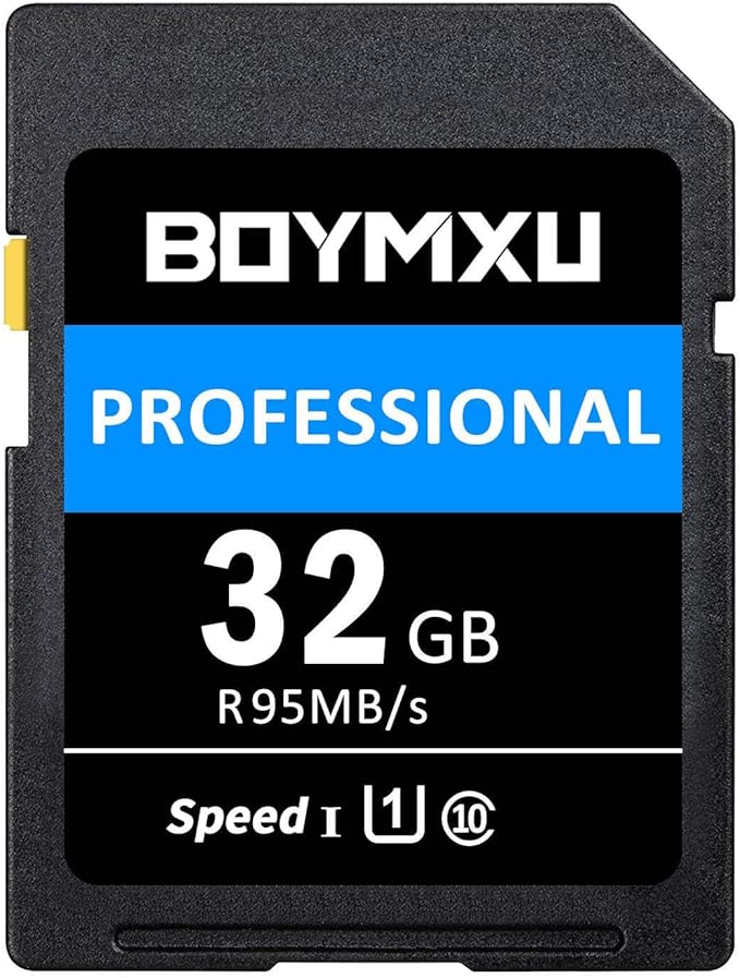 Professional 1000 x Class 10 UHS-I U3 Memory Card - 32GB, Compatible with Computers, Cameras and Camcorders, Up to 95MB/s Read Speed, Blue/Black