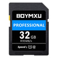 32GB Memory Card, BOYMXU Professional 1000 x Class 10 UHS-I U3 Card Compatible Computer Cameras and Camcorders, 32gb Card Up to 95MB/s, Blue/Black