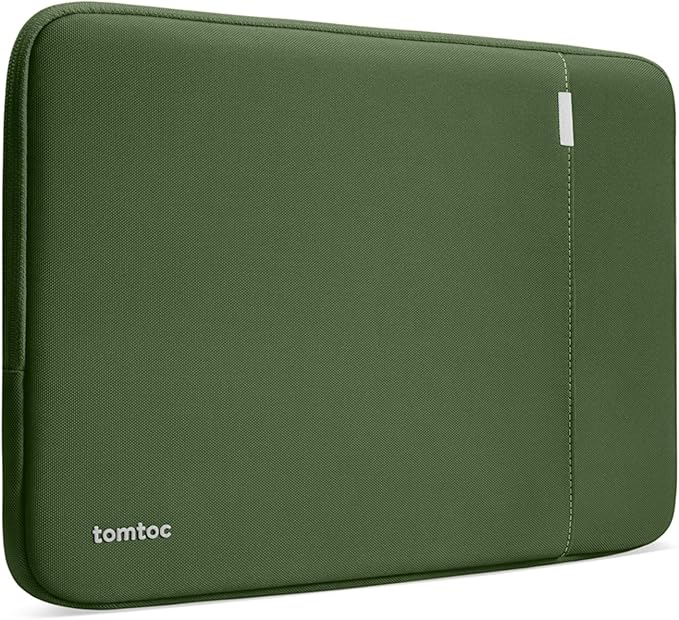 tomtoc 360° Protective Laptop Sleeve for 13-inch New MacBook Air M4/A3240 2025, M3/A3113, M2/A2681 M1/A2337 A2179 A1932, 13-inch MacBook Pro M2/A2686 M1/A2338, Water-Resistant Computer Case Bag