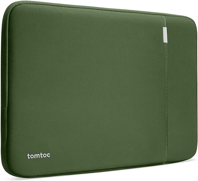 tomtoc 360 Protective Laptop Sleeve for 14-inch MacBook Pro M4/M3/M2/M1 Pro/Max A3112 A3401 A3185 A2992 A2918 A2779 2024-2021, Water-Resistant Case Bag with Accessory Pocket for 13.8 Surface Laptop 7