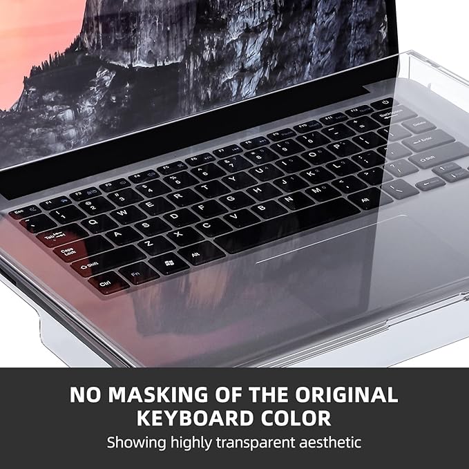 Laptop Keyboard Protector Cover Acrylic Clear Laptop Dust Case Anti-Cat Keyboard Cover Computer Mechanical Transparent Protector Suitable for 14inch Computer (13.8 * 9.8 * 0.6 Inch)