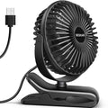BESKAR USB Clip on Fan, Portable Small Desk Fan with Cord Powered