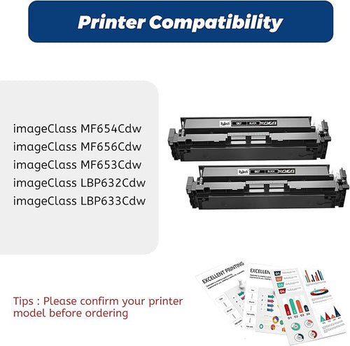 067 Black Toner Cartridge for Canon 067 067H MF656Cdw MF654Cdw MF652Cw