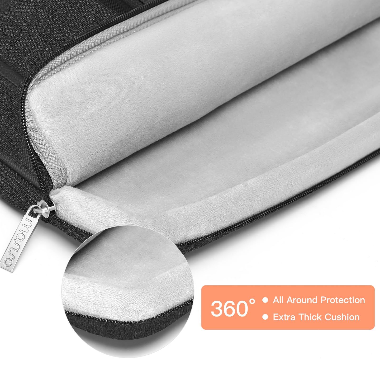 MOSISO 360 Protective Laptop Case 13.3 inch, 13-13.3 inch Laptop Sleeve