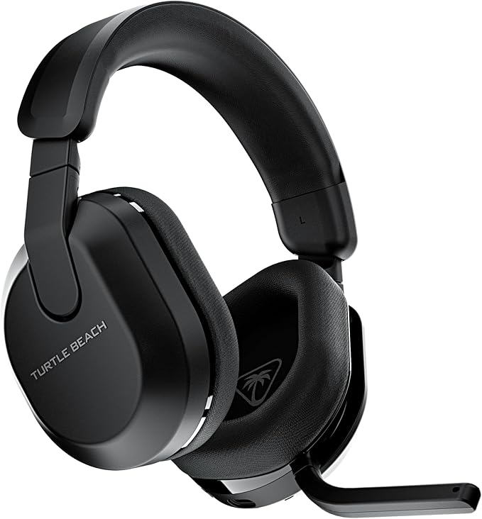 Turtle Beach Stealth 600 Wireless Multiplatform Amplified Gaming Headset for PS5, PS4, PC, & Mobile – Bluetooth, 80-Hr Battery, Noise-Cancelling Flip-to-Mute Mic, 50mm Speakers – Black