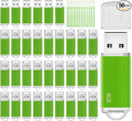 Memorias USB 8GB Flash Drive 50 Pack, USB 2.0 Thumb Drives Bulk Memory Sticks 8GB FAT32 USB Flash Drives Bulk Jump Drives Multipack Pack of 50 with Lanyard(Green 50 Packs 8 GB)