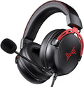 DEEBOX Gaming Headset for PS5 PS4 Xbox One Switch, Gaming Headphones with Microphone for PC Mac Laptop Computer Gamer