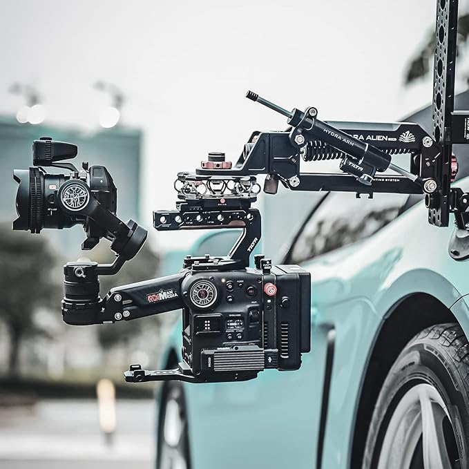 Tilta Top Handle Compatible with DJI Ronin 4D | Additional Grip & Accessory Mounts | 4D Monitor Compatible | Hydra Alien Ready | Lightweight & Durable ES-T09-TH