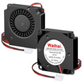 2Packs Wathai DC Blower Fan 4010 Radial Cooling Fan 5V 2 Pin DC 40mm x 10mm Dual Ball